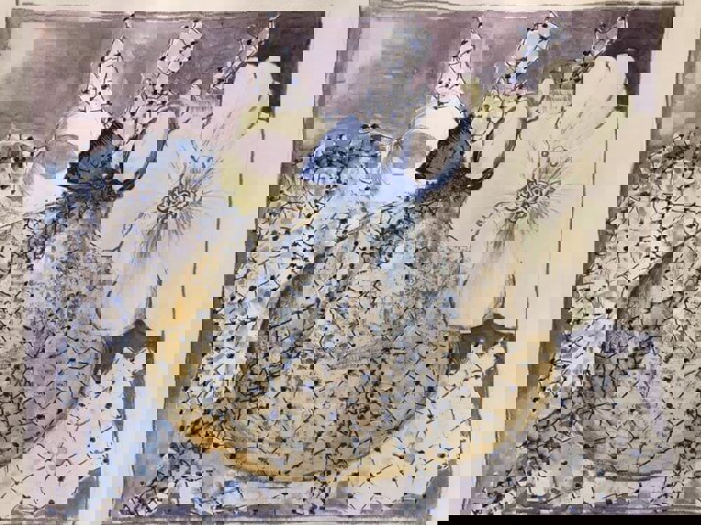 Mixed media artwork