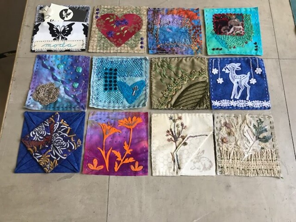 Selection of textile art