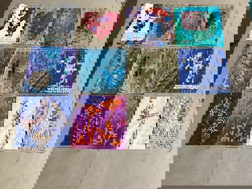 Selection of textile art