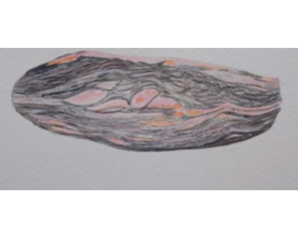 Drawing of rock