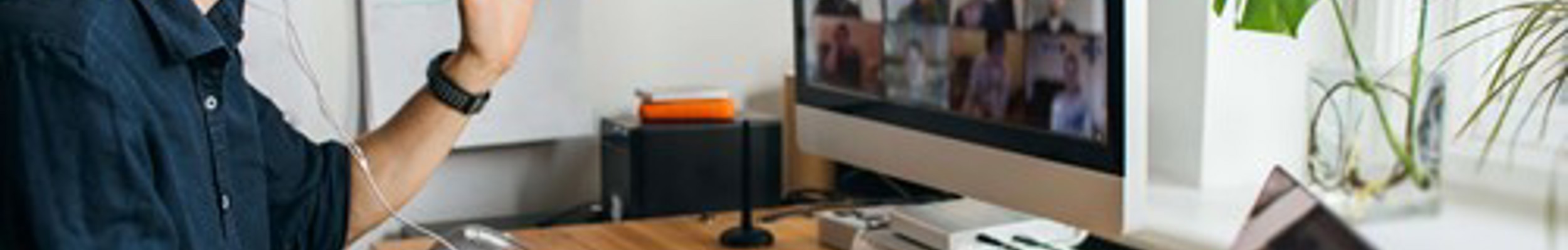 Man on computer