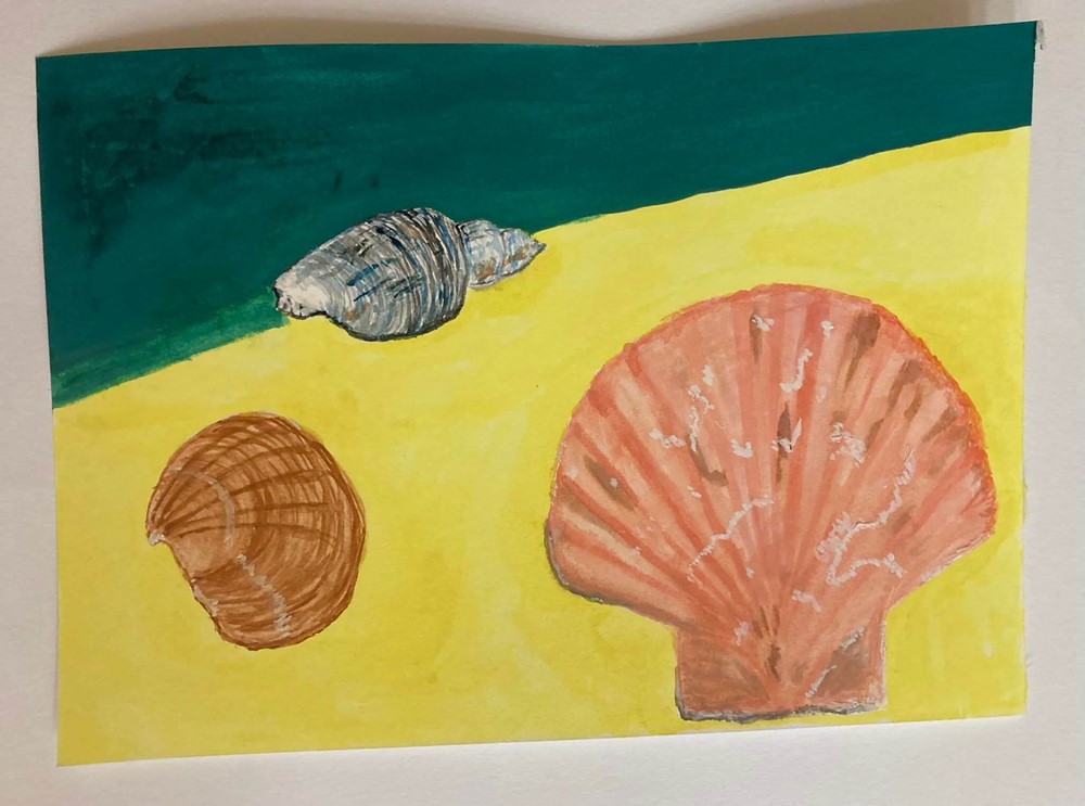 Painting of shells