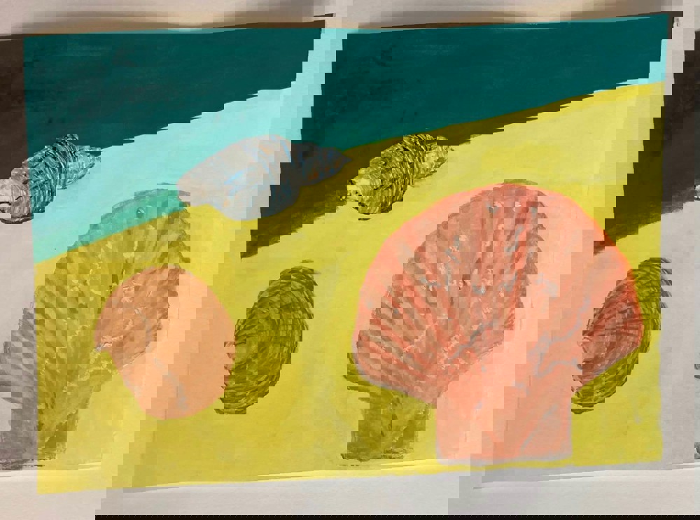 Painting of shells 