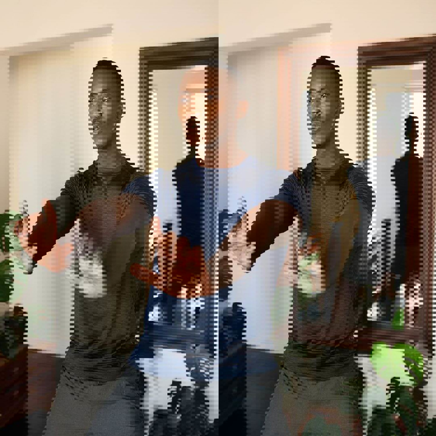 Person practicing Tai Chi