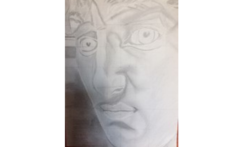 Drawing of face